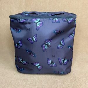 Lug Dolly Butterfly Cosmetic Travel Bag Insulated Case Organizer Makeup Pouch